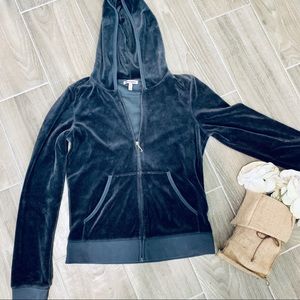 Juicy Couture Velour Zip Up Jacket